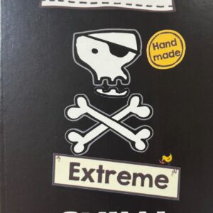 Front packaging of South Devon Chilli Farm 60% Dark with black background and image of a scull